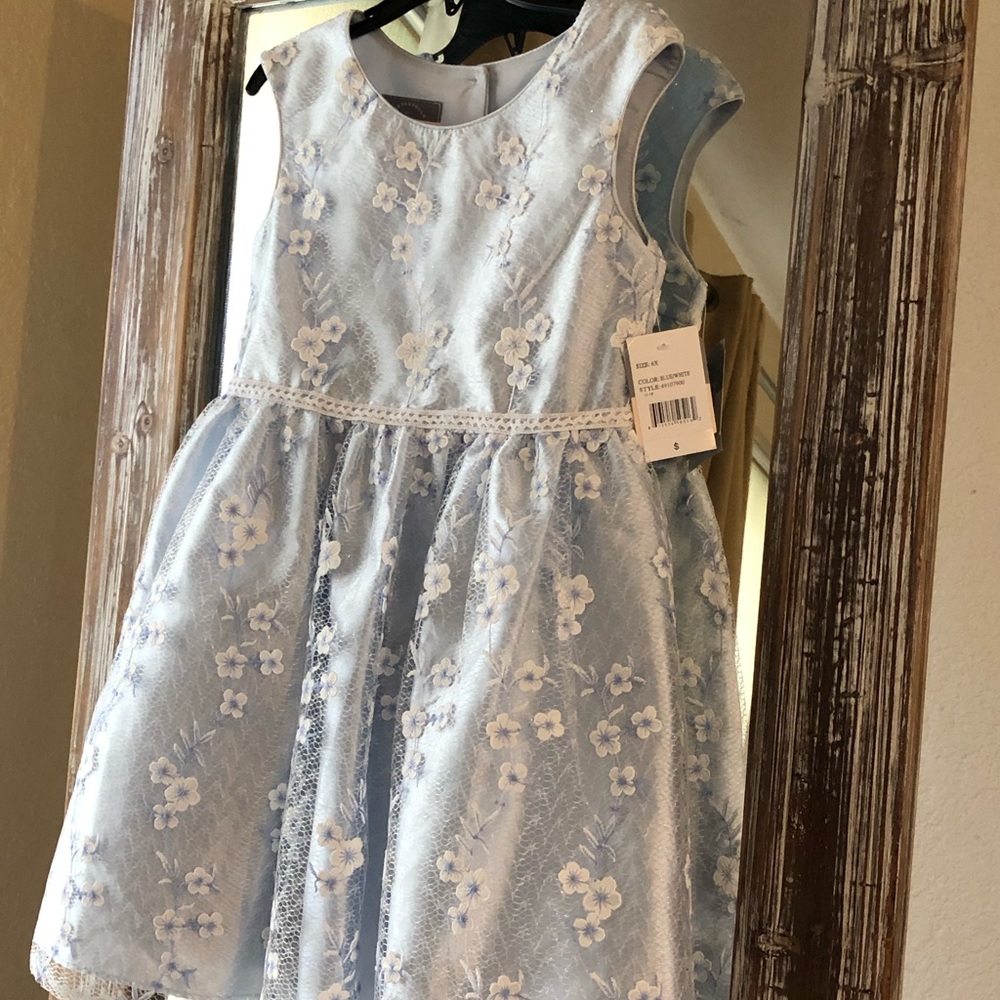 Baby Blue Pippa and Julie Dress - Youth Size 6X